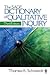 The SAGE Dictionary of Qualitative Inquiry