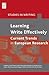 Learning to Write Effectively: Current Trends in European Research (Studies in Writing, 25)