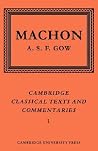 Machon: The Fragments (Cambridge Classical Texts and Commentaries, Series Number 1) (Volume 0)