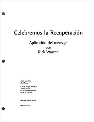 Celebremos la Recuperacion: Aplicacion del Mensaje