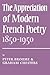 The Appreciation of Modern French Poetry (1850–1950)