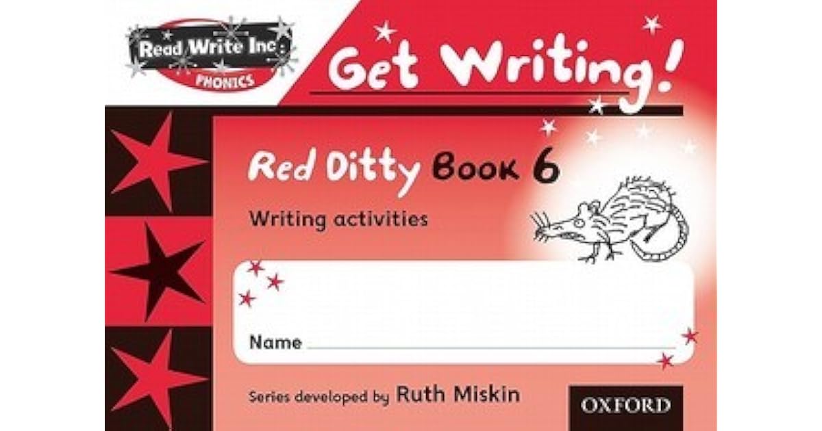 Read Write Inc. Phonics Get Writing! Red Ditty Books 610 School Pack