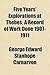 Five Years' Explorations at Thebes; A Record of Work Done 1907-1911