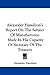 Report on the Subject of Ma...