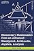 Elementary Mathematics from an Advanced Standpoint: Arithmetic, Algebra, Analysis