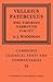 Paterculus: The Tiberian Narrative (Cambridge Classical Texts and Commentaries, Series Number 19)