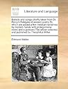 Ballads and songs chiefly taken from Dr. Percy's Reliqves of ancient poetry To which are added a few metrical narratives by modern hands with ... collected and published by Theophilus Miller.