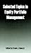Selected Topics in Equity Portfolio Management