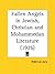 Fallen Angels in Jewish, Christian and Mohammedan Literature
