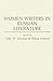 Women Writers in Russian Literature (Contributions to the Study of World Literature)