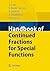 Handbook of Continued Fractions for Special Functions