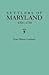 Settlers of Maryland, 1701-1730