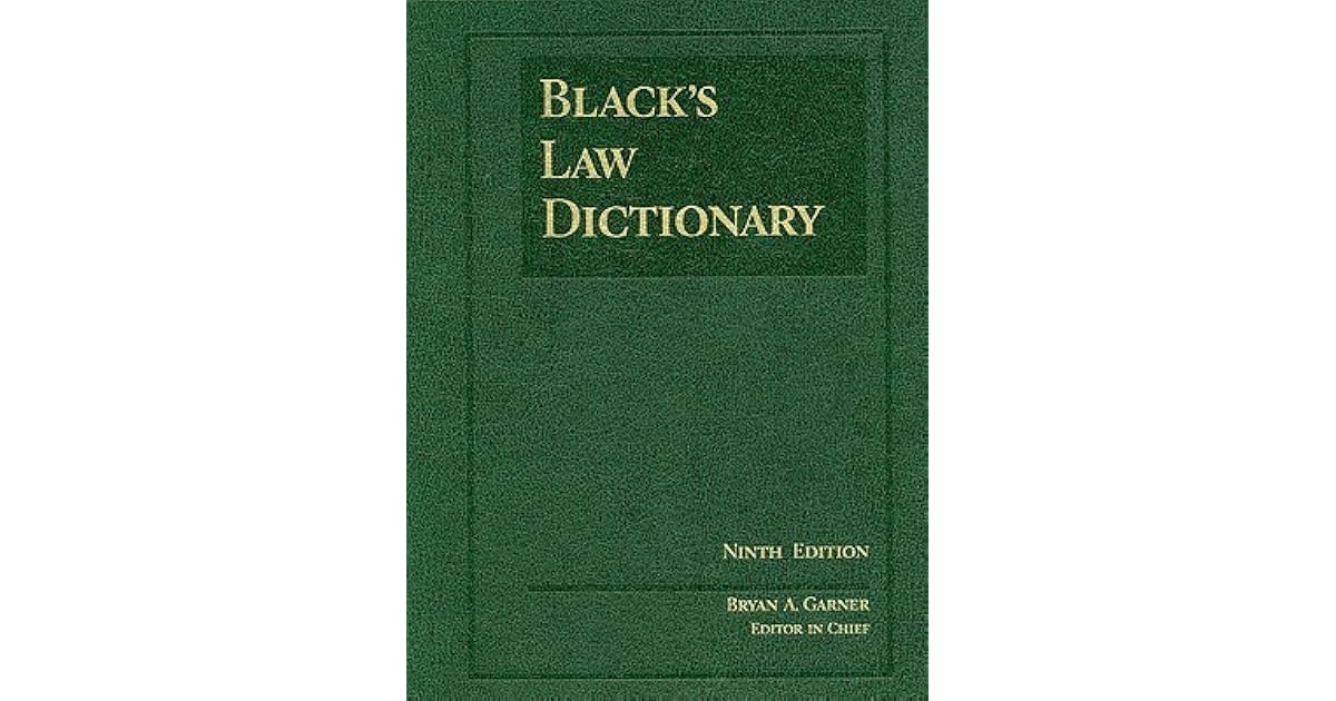 Black's Law Dictionary by Bryan A. Garner