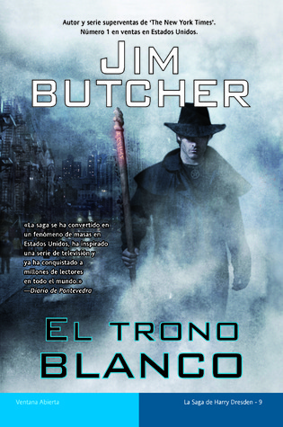 Portada de El trono blanco, de Jim Butcher