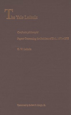 Confessio Philosophi: Papers Concerning the Problem of Evil, 1671-78 (Hardcover)