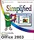 Office 2003 Simplified by Sherry Willard Kinkoph Gunter