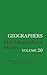 Geographers Biobibliographical Studies, Volume 20 by Patrick H. Armstrong