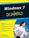 Windows 7 For Dummies Quick Reference Windows 7 For Dummies Quick Reference
