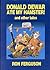 "Donald Dewar Ate My Hamster" and Other Tales by Ron Ferguson