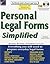 Personal Legal Forms Simplified: The Ultimate Guide to Personal Legal Forms (Law Made Simple Series)