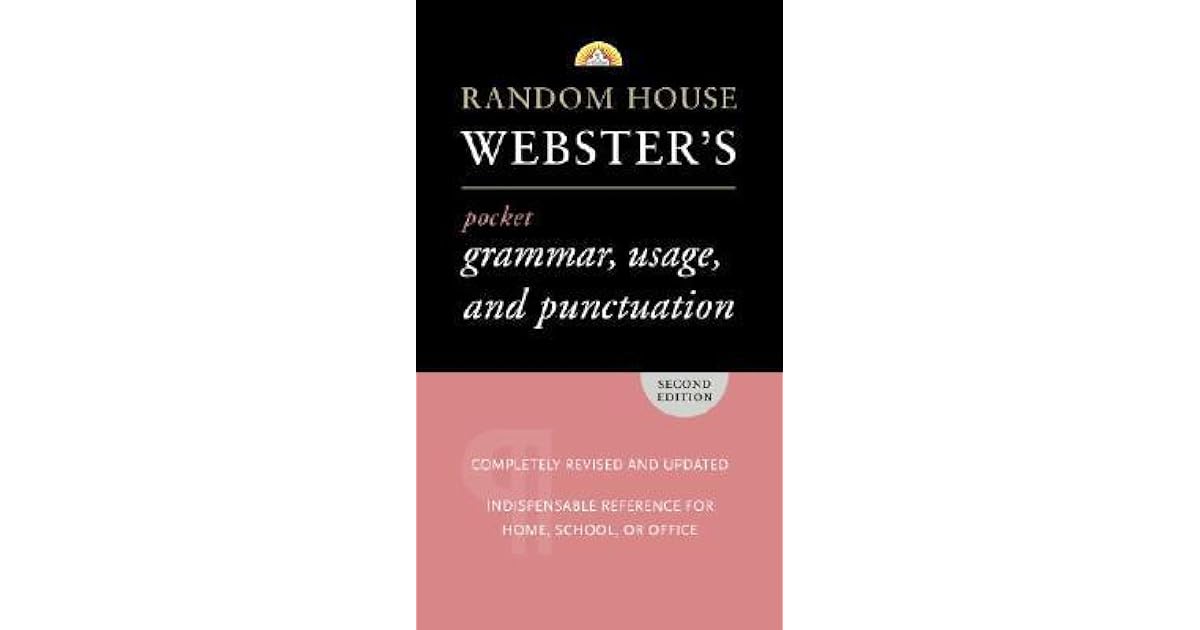 Random House Webster's Pocket Grammar, Usage, and Punctuation by Random