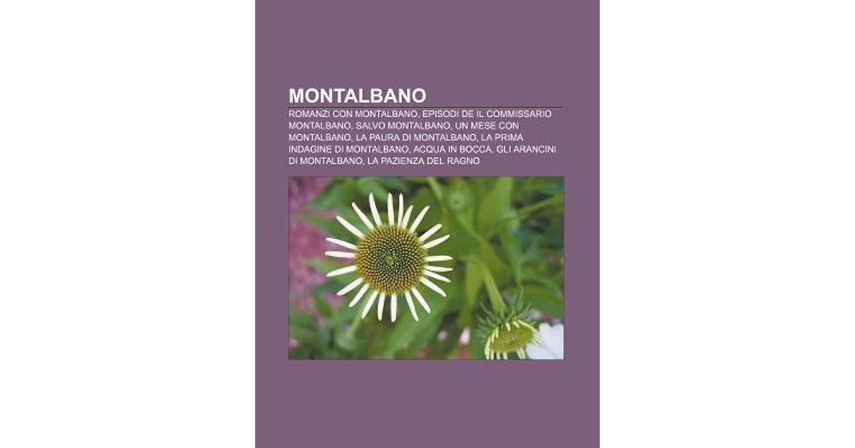 Montalbano Romanzi Con Montalbano Episodi De Il