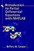 Introduction to Partial Differential Equations with MATLAB