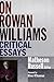 On Rowan Williams: Critical...