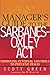 Manager's Guide to the Sarbanes-Oxley Act by Scott Green