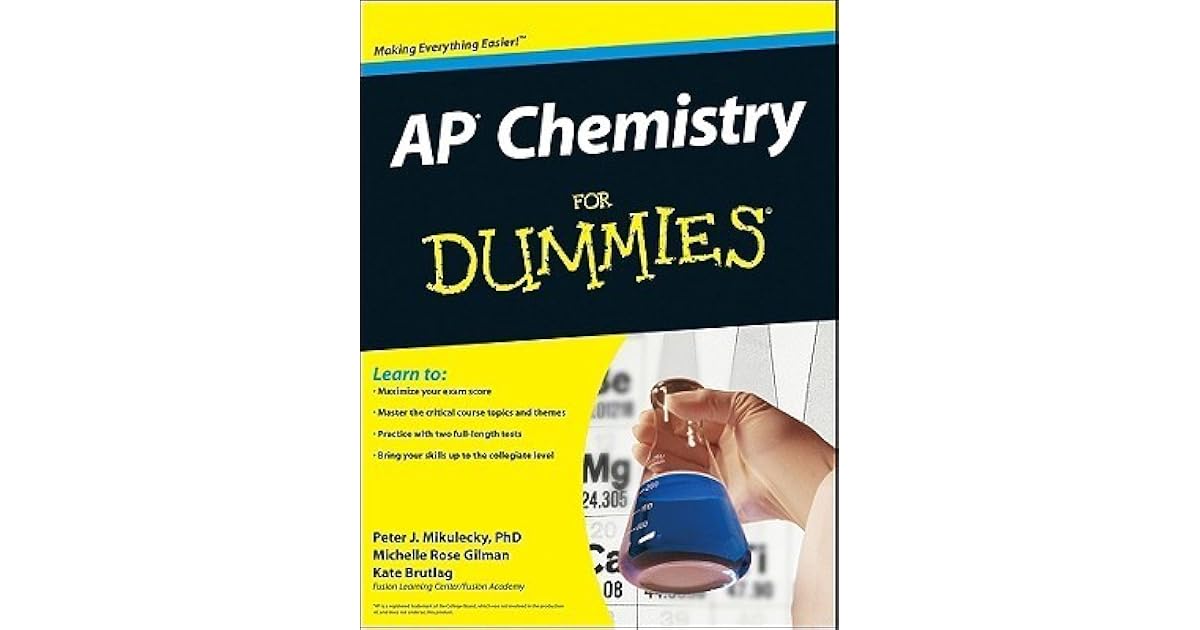 AP Chemistry For Dummies by Peter J. Mikulecky