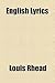 English Lyrics by Louis Rhead