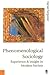Phenomenological Sociology: Experience and Insight in Modern Society (Published in association with Theory, Culture & Society)