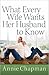 What Every Wife Wants Her Husband to Know