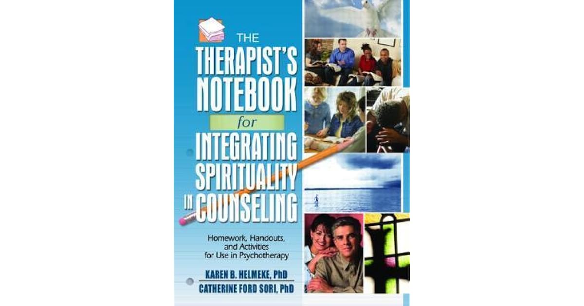 Activity christian christian counseling handouts homework in notebook therapist use 07 image