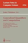 Generalized Quantifiers and Computation: 9th European Summer School in Logic, Language, and Information, ESSLLI'97 Workshop, Aix-en-Provence, France, ... (Lecture Notes in Computer Science, 1754)