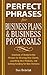 Perfect Phrases for Business Proposals and Business Plans by Don Debelak