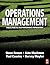 Operations Management: Policy, Practice and Performance Improvement: Policy, practice and performance improvement