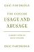 The Concise Usage and Abusage