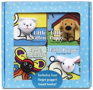 Little Finger Puppet Playtime Boxed Set: Little Kitten, Little Puppy, Little Butterfly and Little Bunny (Little Finger Puppet Board Books, FING)