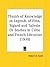 Thumb of Knowledge in Legends of Finn, Sigurd and Taliesin Or Studies in Celtic and French Literature