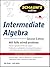 Schaum's Outline of Intermediate Algebra, Second Edition by Ray Steege Schaum's Outline of Intermediate Algebra, Second Edition by Ray Steege