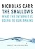 The Shallows: What the Internet Is Doing to Our Brains