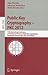 Public Key Cryptography -- ...