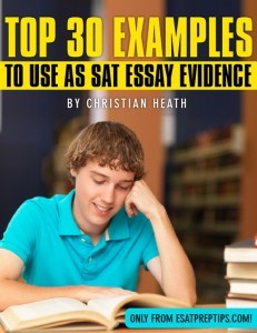 Top 30 examples to Use as SAT Evidence