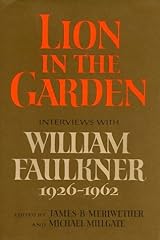 洋書 Lion in the Garden: William Faulkner Popular Faulkner Criticism Books