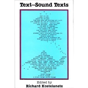 Text- Sound Texts (Hardcover)