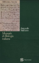 Manuale di filologia italiana (Mass Market Paperback)