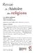 Revue de l'Histoire des Rel...