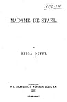 Madame de Staël