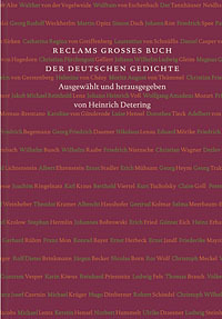 Reclams großes Buch der deutschen Gedichte. Vom Mittelalter bis ins 21. Jahrhundert (Hardcover)